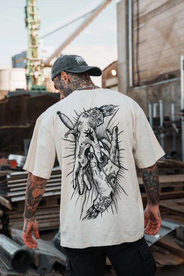 Think Twice White Oversized - XOVRA.IN