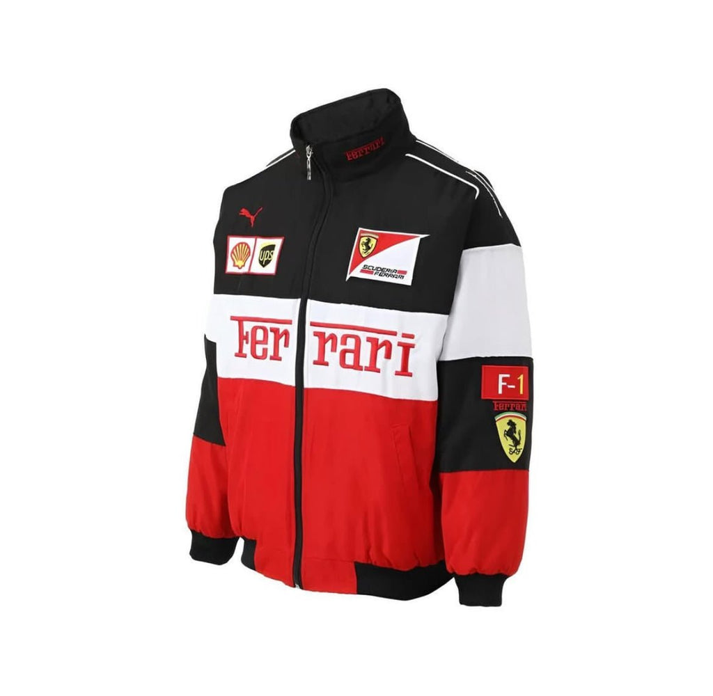 TRI COLOUR FERRARI F1 JACKET - wildbeast