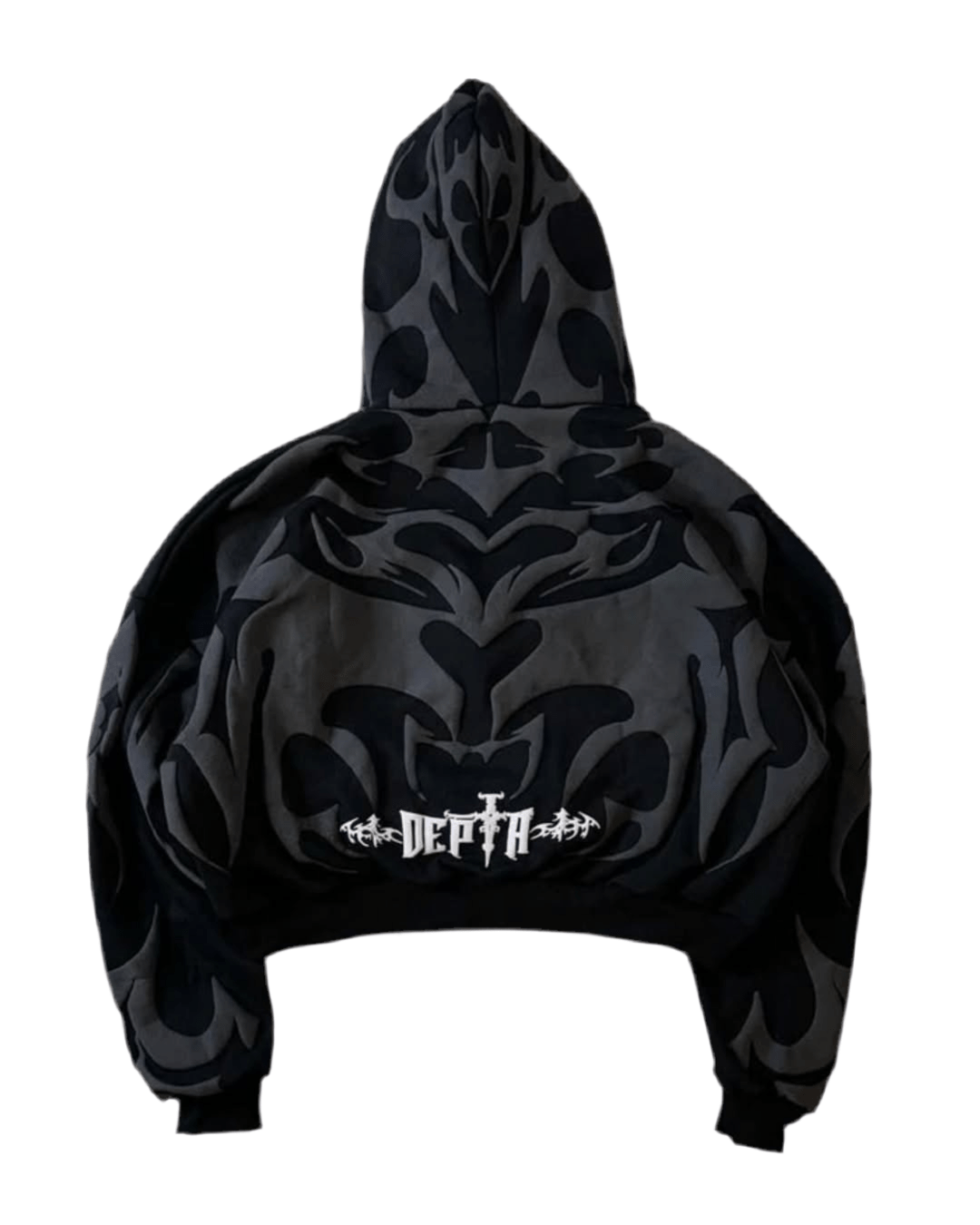 Tribal Shadow Depth Hoodie - wildbeast