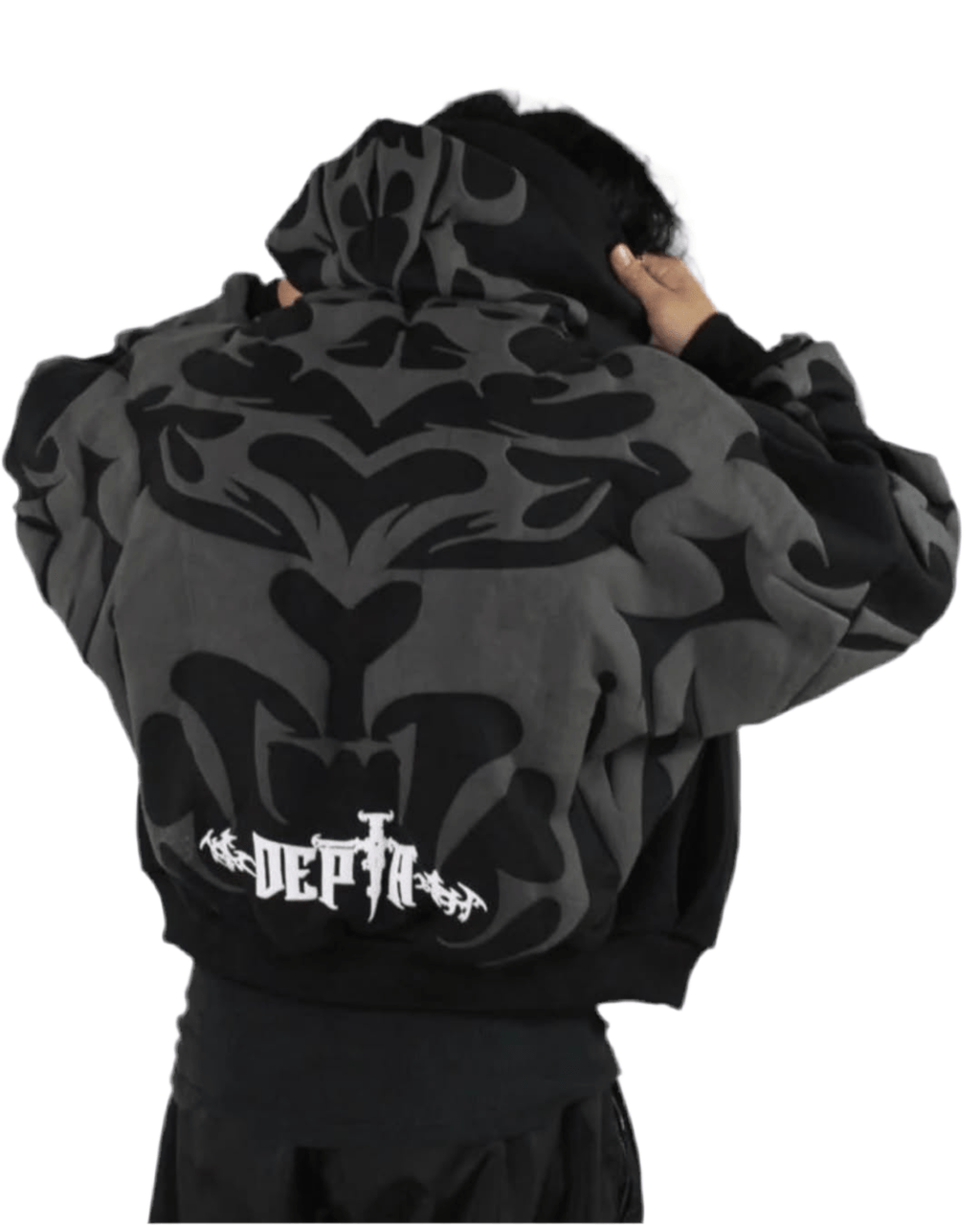 Tribal Shadow Depth Hoodie - wildbeast