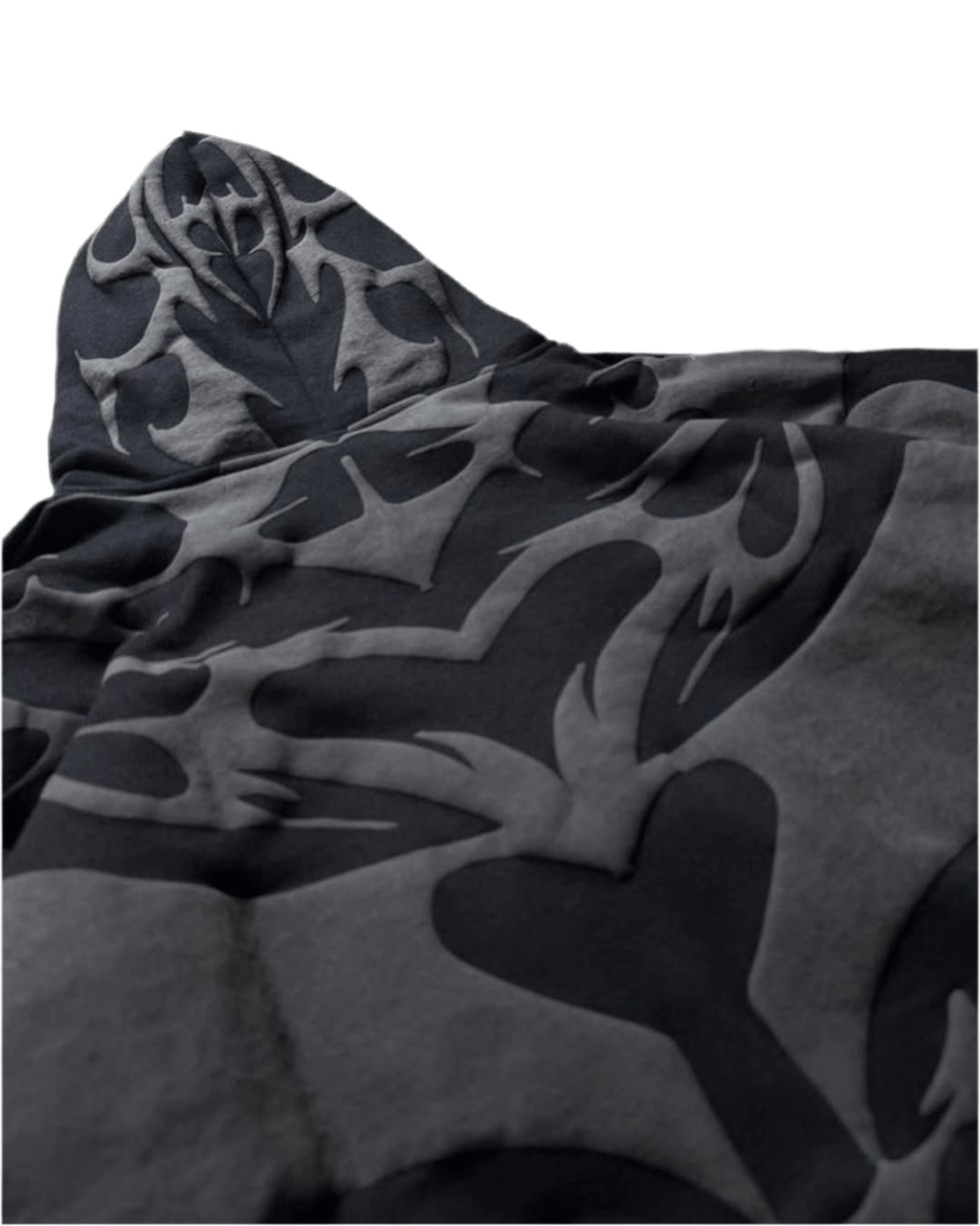 Tribal Shadow Depth Hoodie - wildbeast