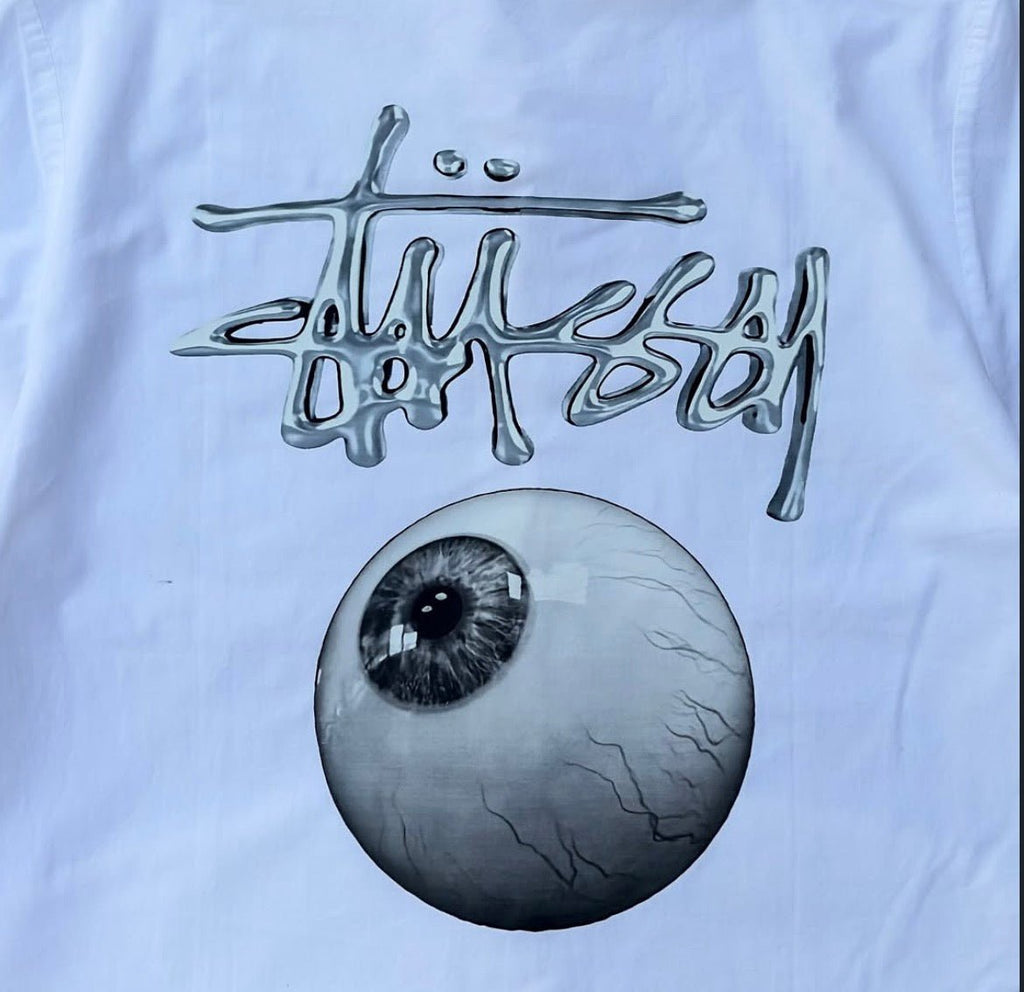 White Eyeball Shirt - XOVRA.IN