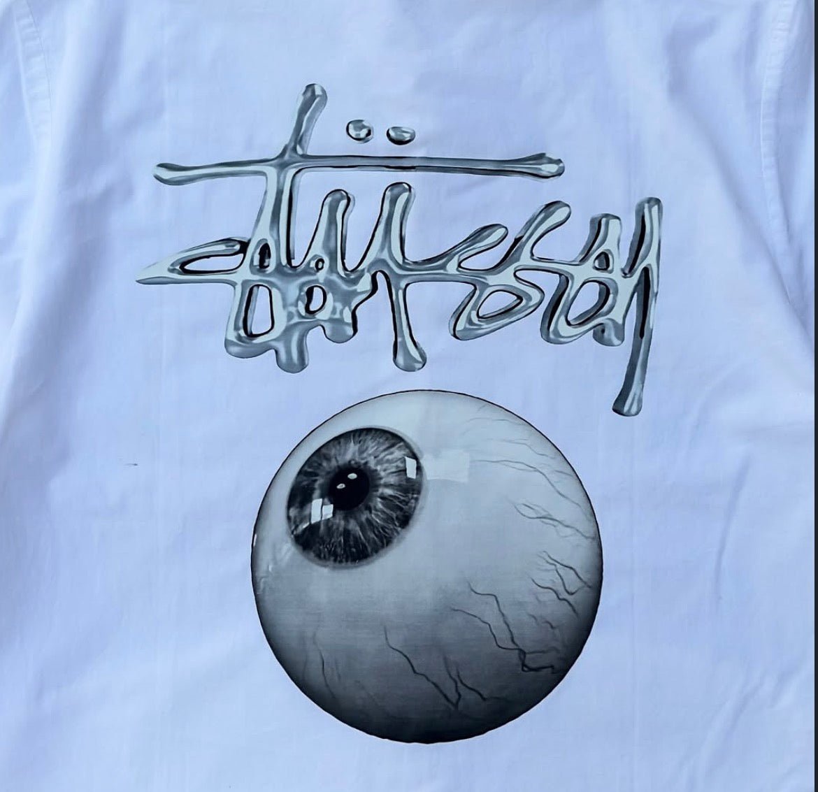 White Eyeball Shirt - XOVRA.IN