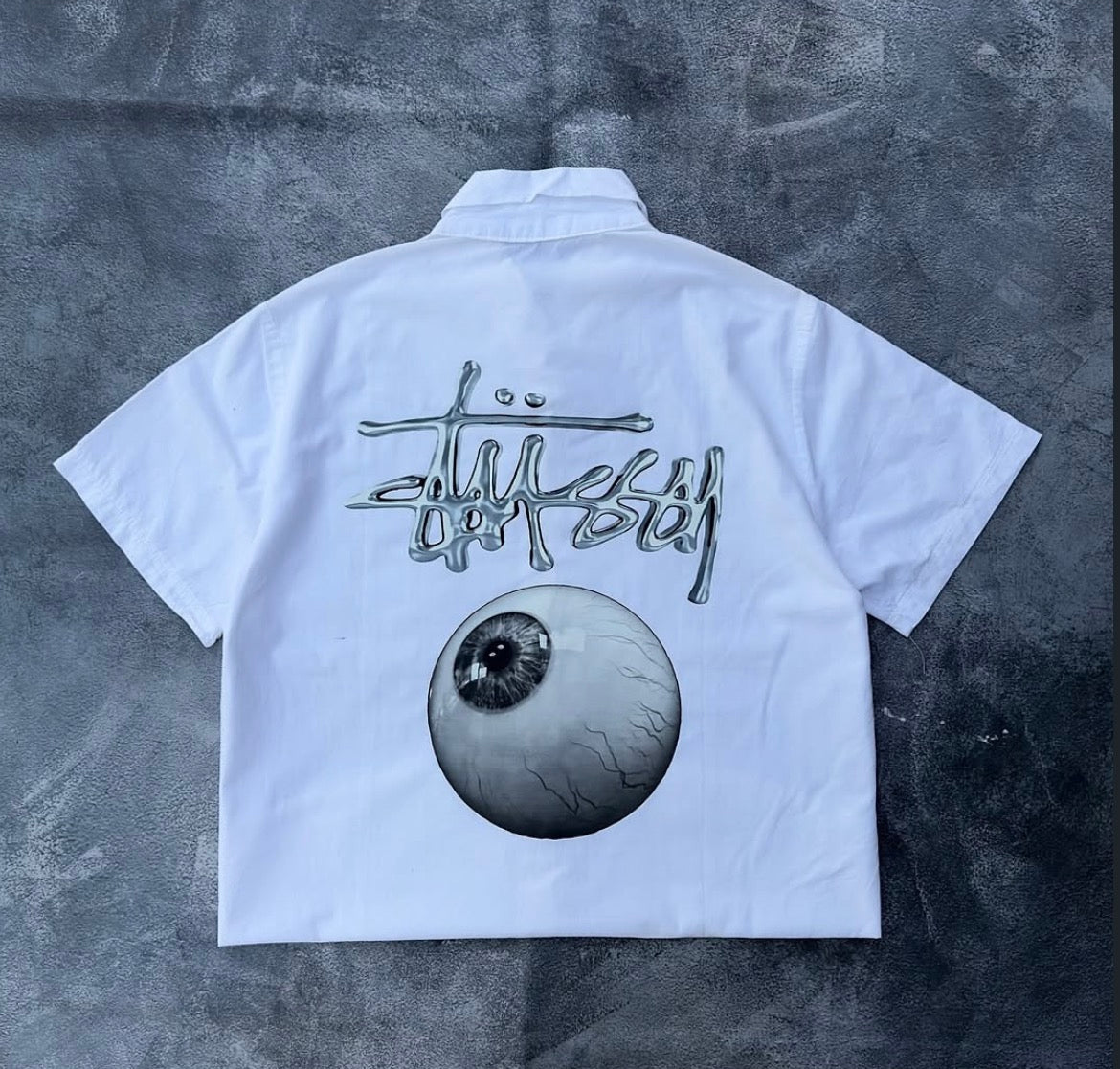 White Eyeball Shirt - XOVRA.IN