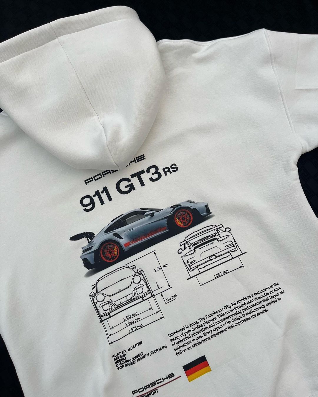 Wildbeast Porsche 911 Relaxed Fit Hoodie | Car Enthusiast Streetwear - wildbeast