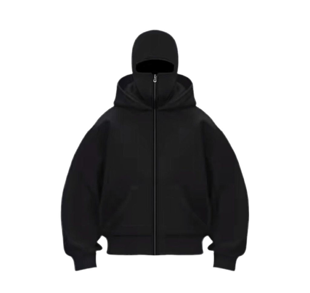 XOVRA Balaclava Hoodie – stylish premium unisex streetwear hoodie India
